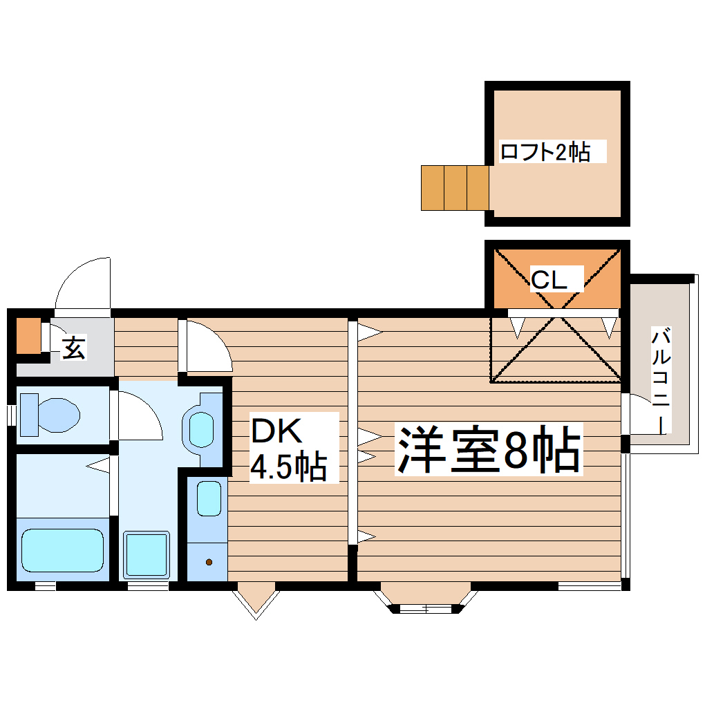 ティアラハウス松ヶ丘IIの間取り