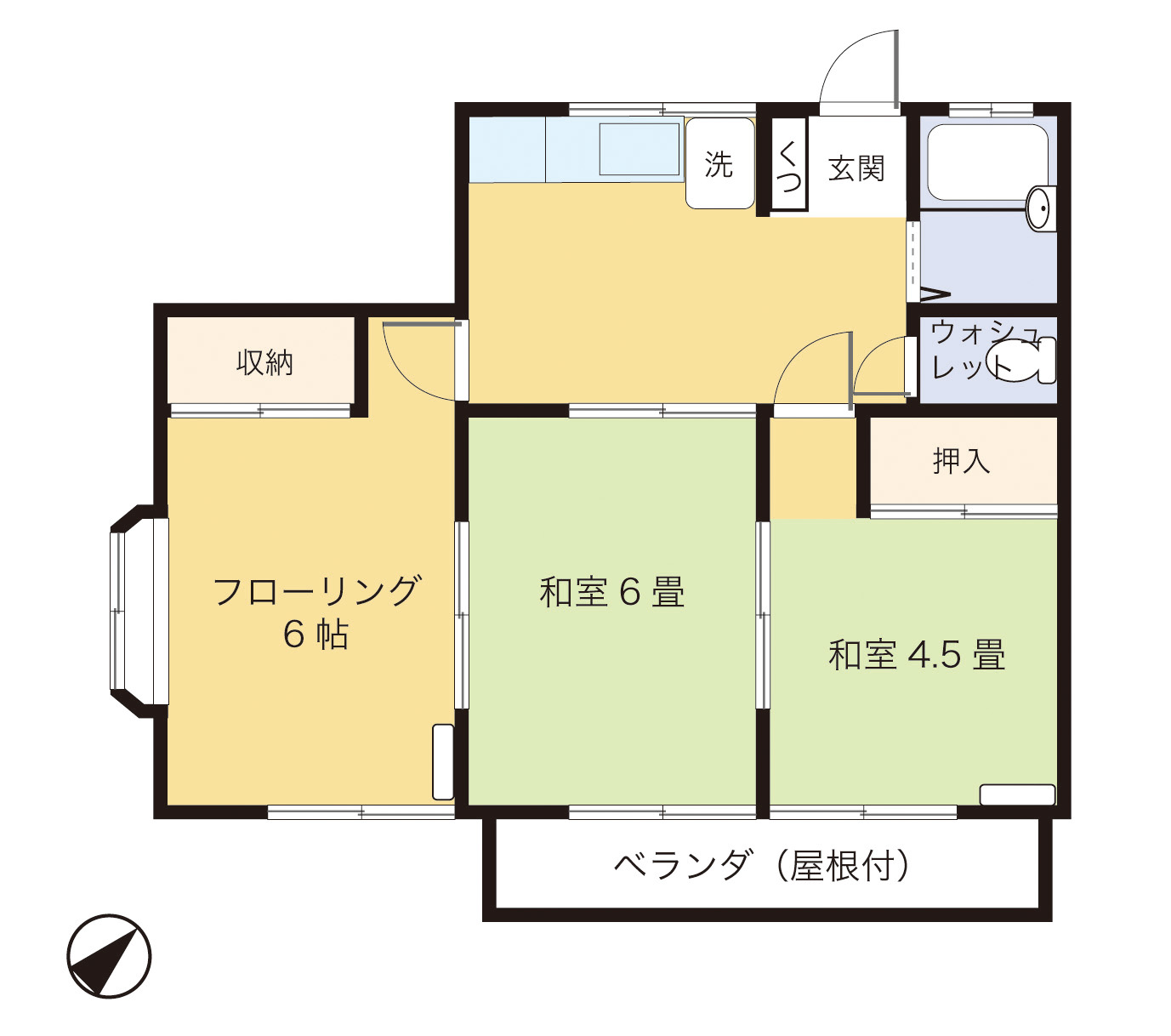 リヴェール大久保の間取り