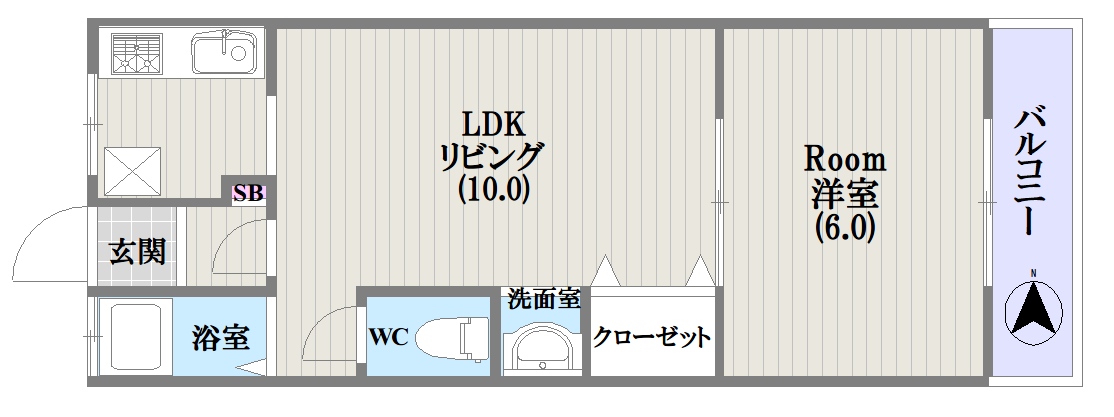 Maison Prendre（メゾン プランドール）の間取り