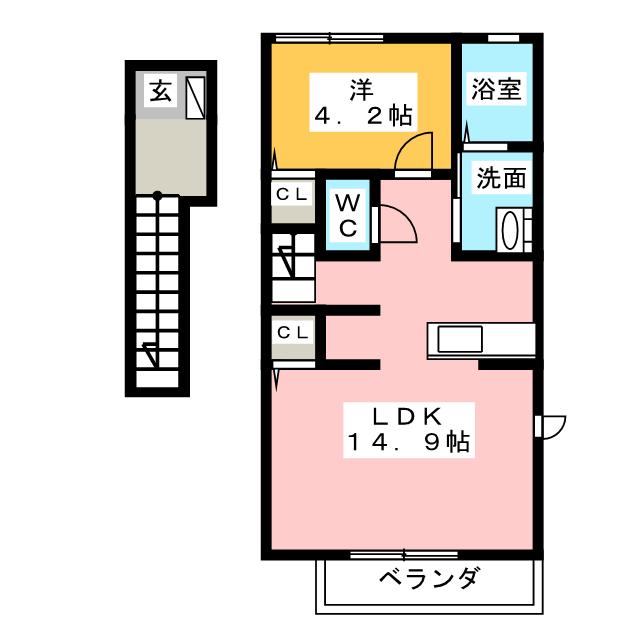 ヒルズ扶桑の間取り