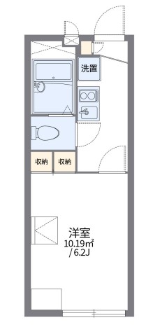 横浜市青葉区田奈町のアパートの間取り