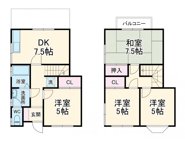 ヘンリーハウスの間取り