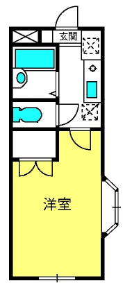 アルバニーフジ弐番館の間取り