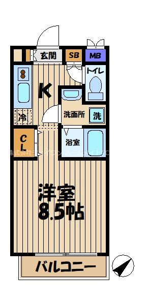 アゼリア鎌倉B棟の間取り