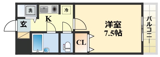 ルシエルの間取り