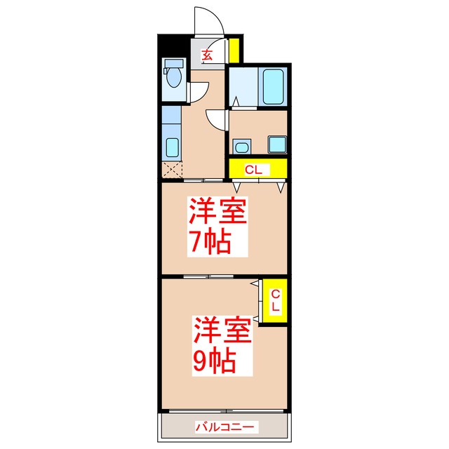 ソネット鴨池ビルの間取り