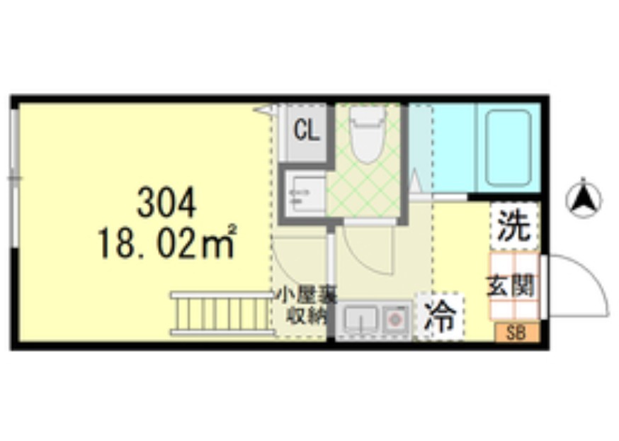 オグフラットの間取り