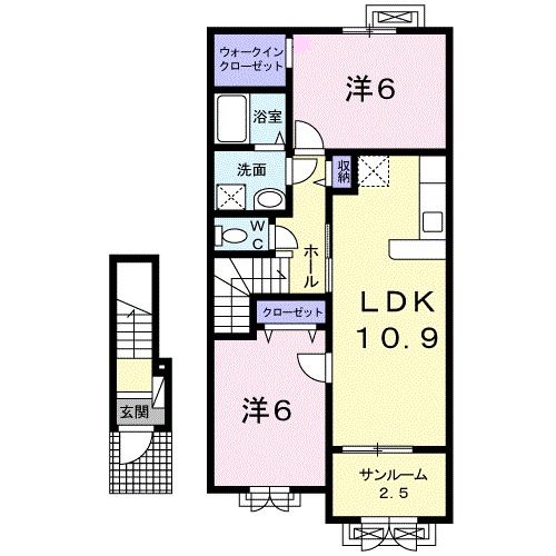 ローレルコート豊岡の間取り