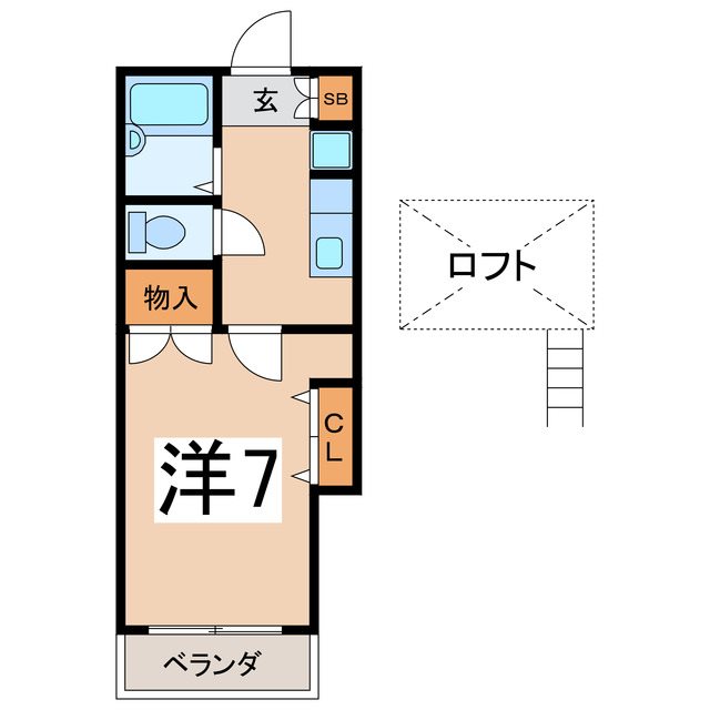 ベルドミール平和の間取り