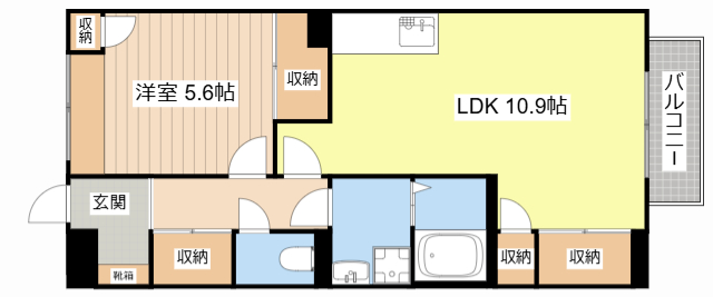 メゾン　ソレイユの間取り