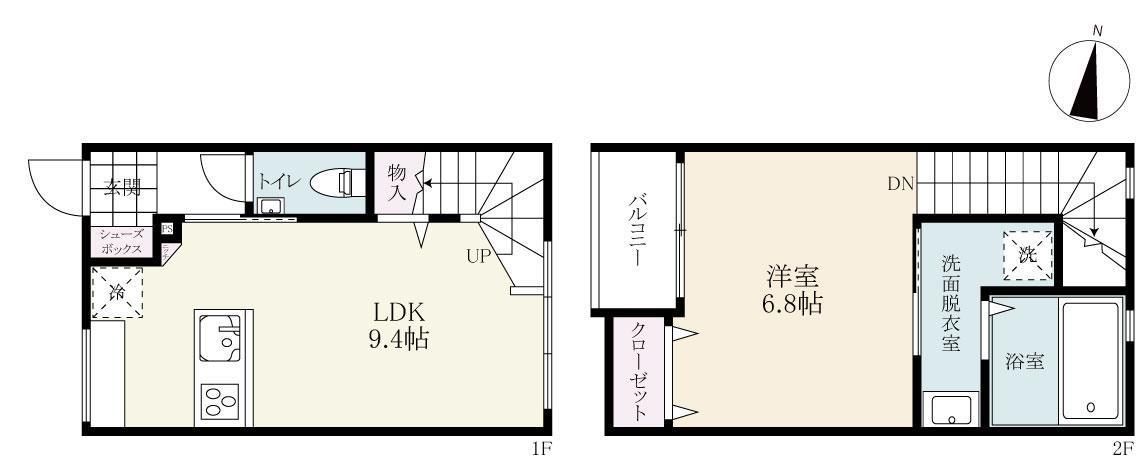 プレミアムアイランド田手の間取り