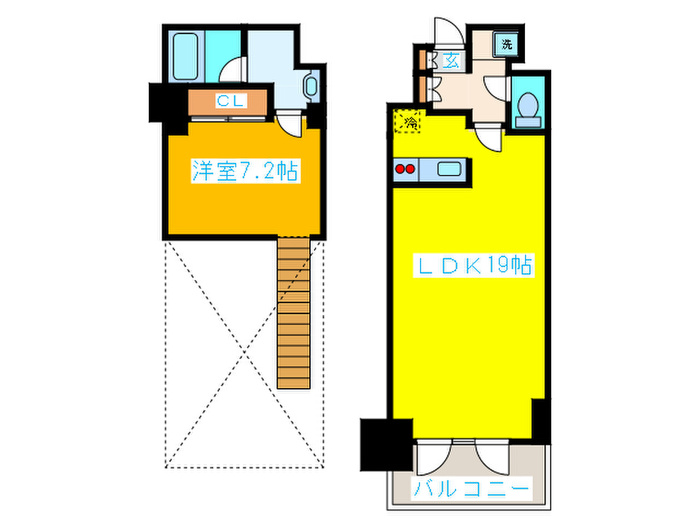 レジディア杉並方南町の間取り