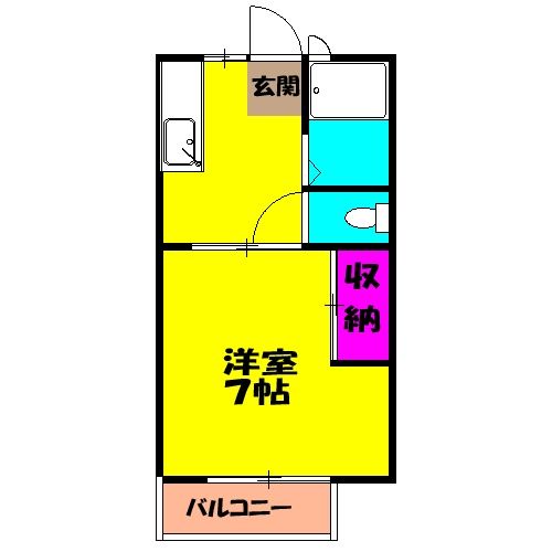 ユーハイツの間取り