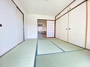 収納　広い物入がある和室