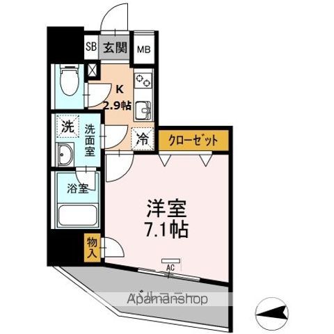Ａｏｉレジデンス早稲田の間取り