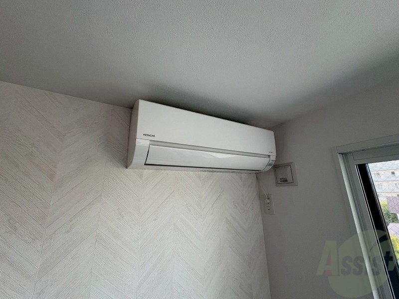 その他設備　エアコンが設置してありますので、寒暖対策もばっちり。