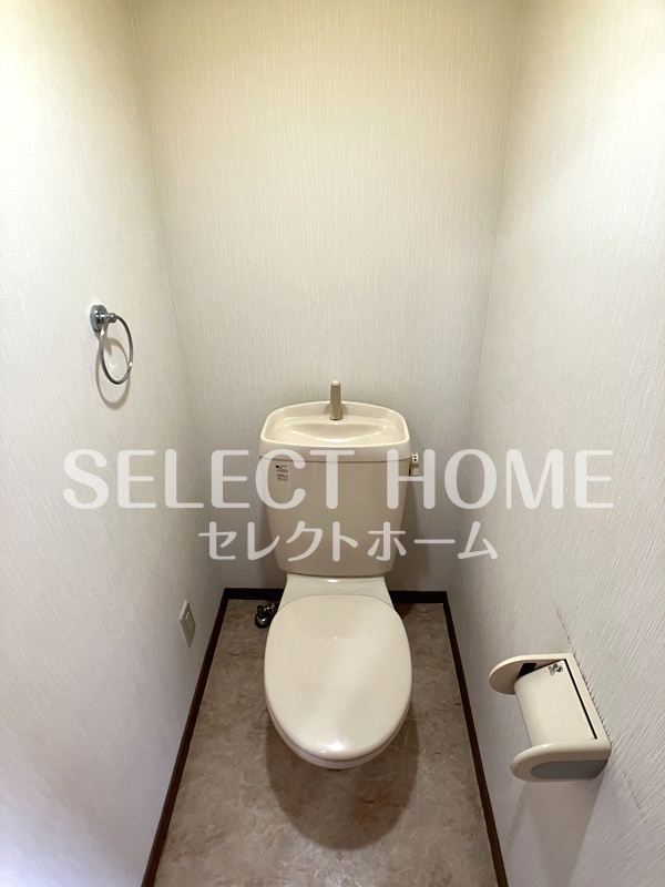 トイレ　ゆったりとした空間のトイレです