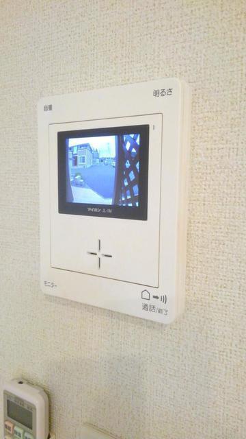 セキュリティ　モニター付きインターホン