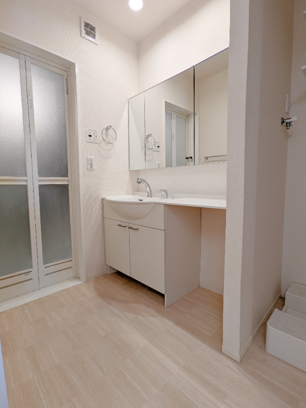 洗面設備　図面と現状に相違がある場合には現状を優先