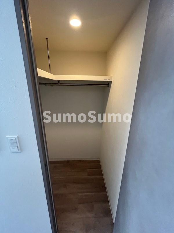 収納　大きなスペースがあり、収納には困りません