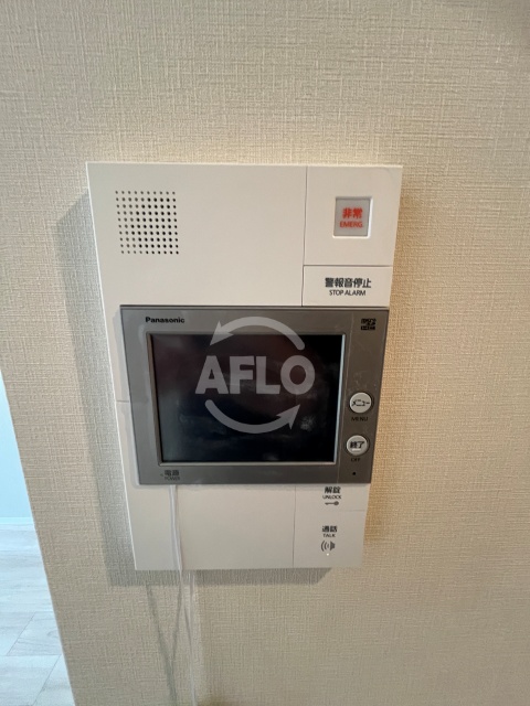 セキュリティ　レジュールアッシュあびこ　モニター付きインターホン