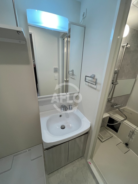 洗面設備　レジュールアッシュあびこ　独立洗面台