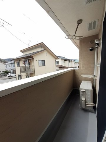 バルコニー　落ち着いた時間を過ごせるバルコニーです