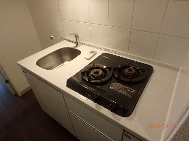 キッチン　システムキッチン（2口ガスコンロ）