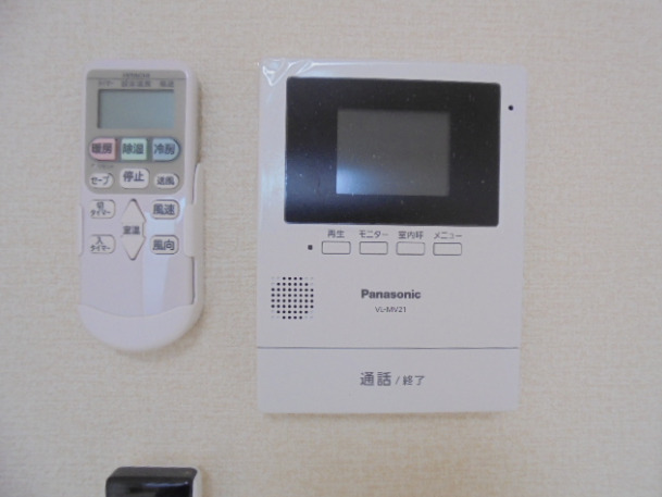 セキュリティ　モニタ付きインターホンで安心♪