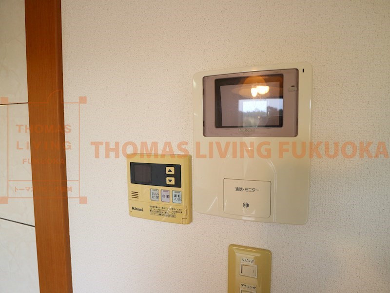 セキュリティ　モニターインターフォンでセキュリティ面も安心ですね。