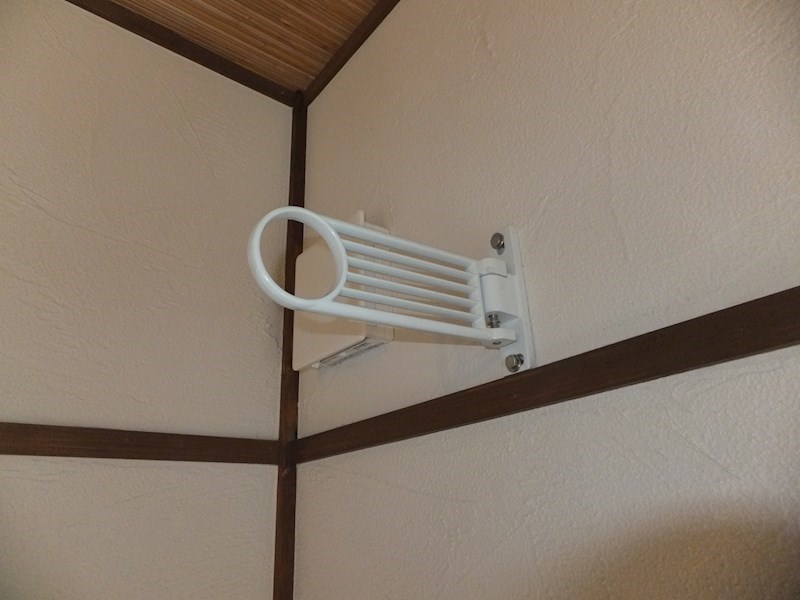 バルコニー　物干しフック