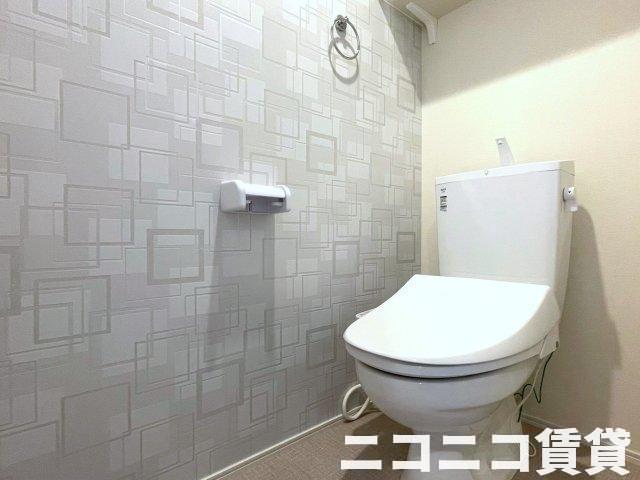 トイレ　ウォシュレット付き　　※モデルルーム