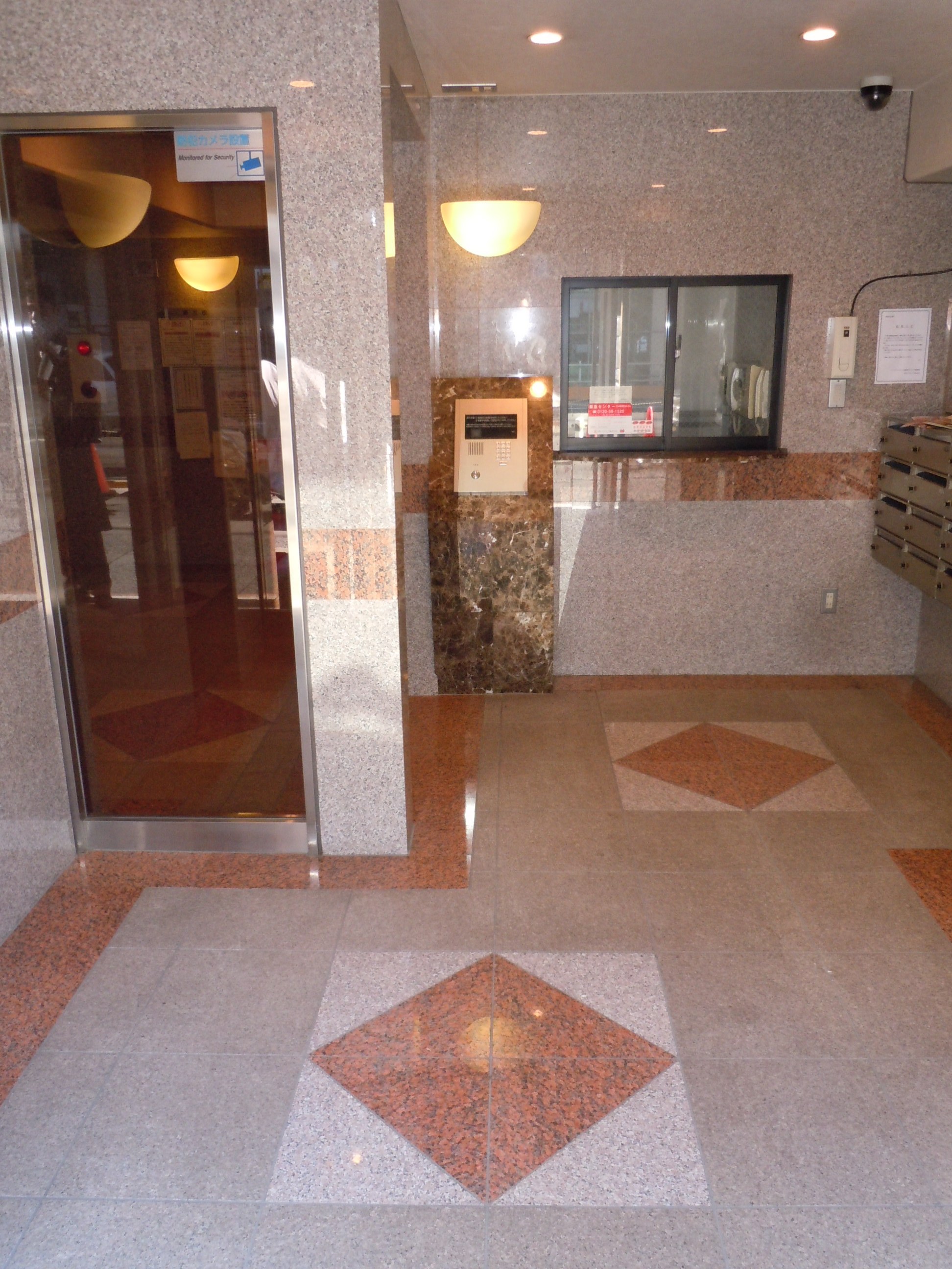 セキュリティ　ＴＶモニター付きオートロックシステム