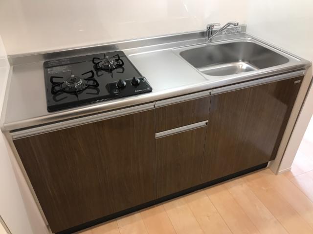 キッチン　2口ガスコンロ