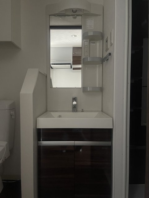 洗面設備　同物件別号室のものです。