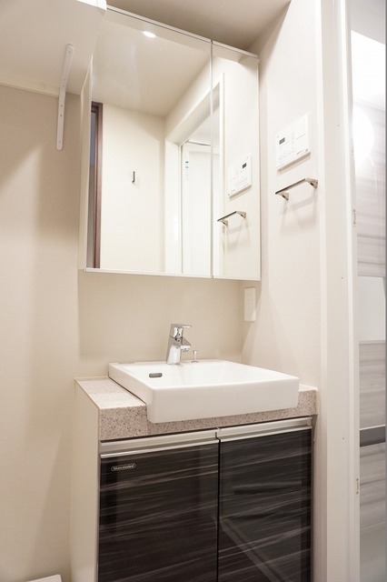 洗面設備　（９０５号室の写真）