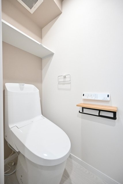 トイレ　ゆったりとした空間のトイレです