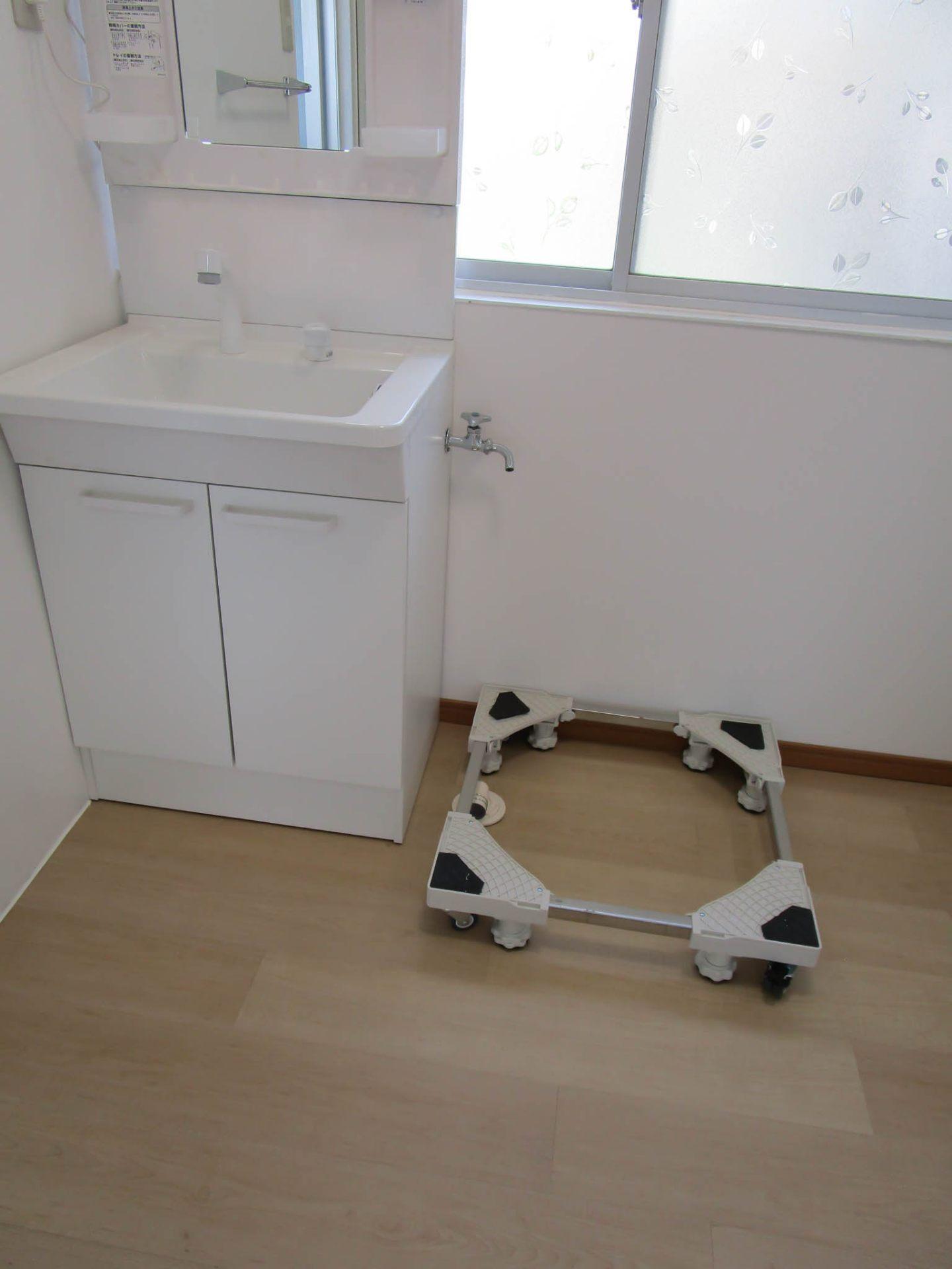 嬉しい！屋内洗濯機置場を新設