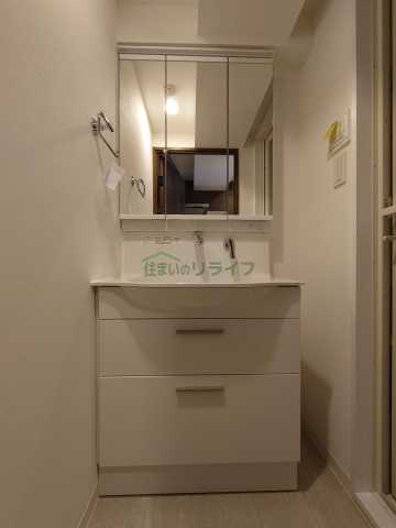 洗面設備　江戸川橋杉原ビルヂング(同タイプ別部屋のお写真です)