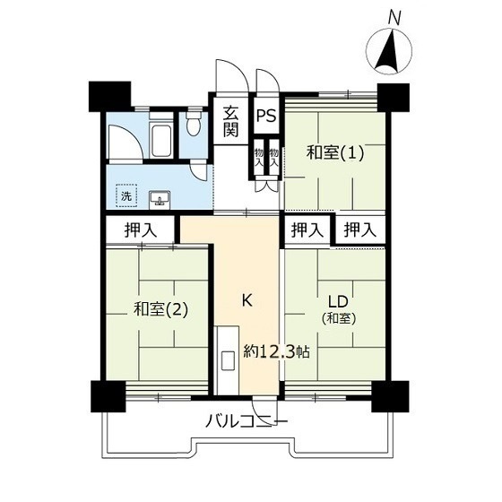 UR東坂戸の間取り写真