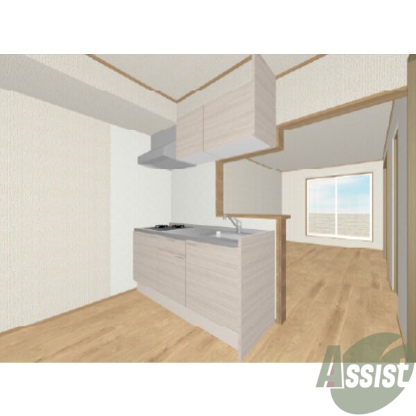 キッチン　ただいま建築中になります。