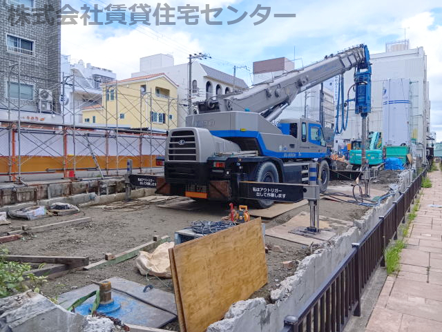 建物外観　建築中