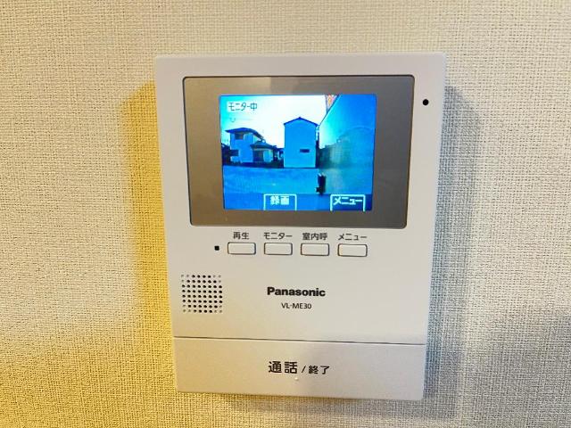 セキュリティ　カメラ付インターホン（イメージ）