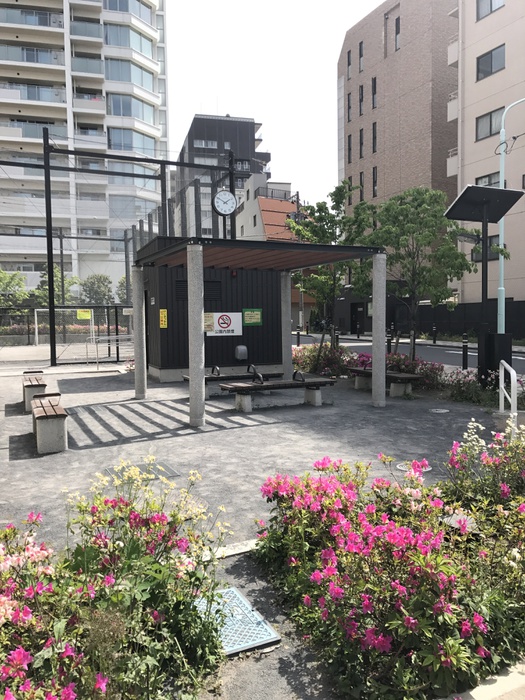 公園　南麻布新堀児童遊園（公園）まで450m