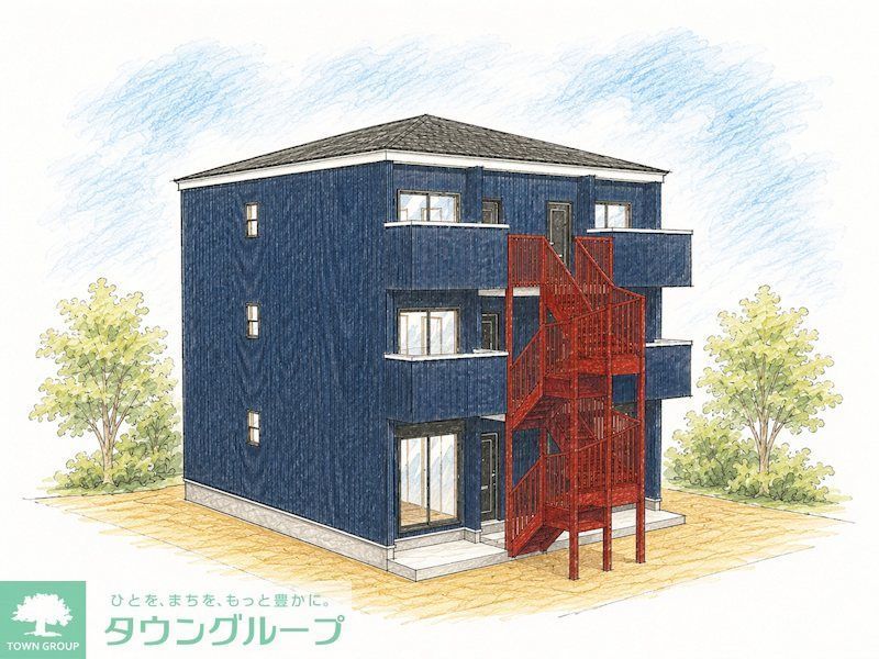 建物外観　防音仕様のQUIETシリーズ物件登場！！外観イメージイラス…