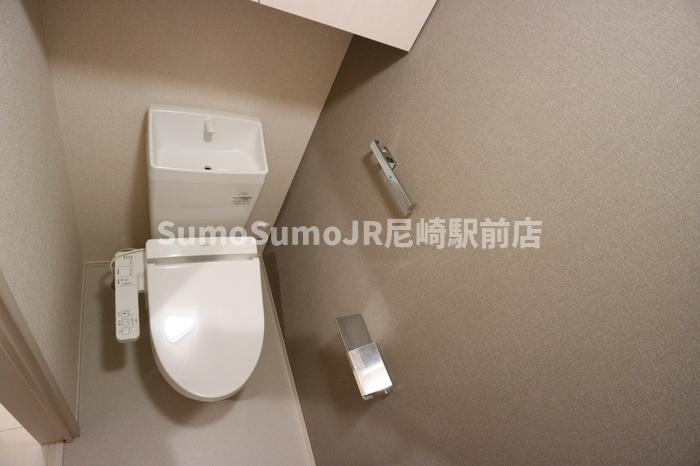 トイレ　ゆったりとした空間のトイレです