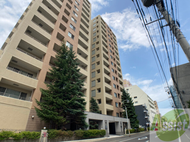 建物外観　札幌市中央区南６条西「クレステージＳ６Ｗ１２タワー」