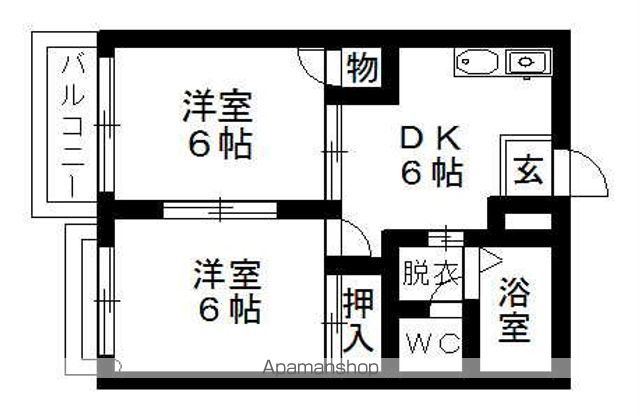 エルディム本地の間取り写真