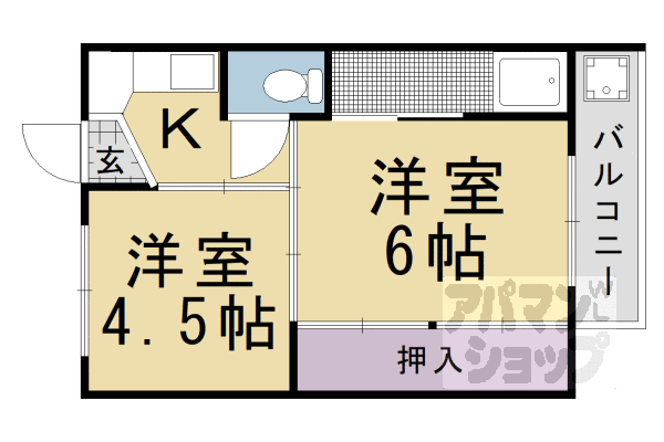 ビレッジハウス長岡の間取り写真