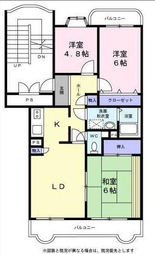 シャトレー千葉寺の間取り写真